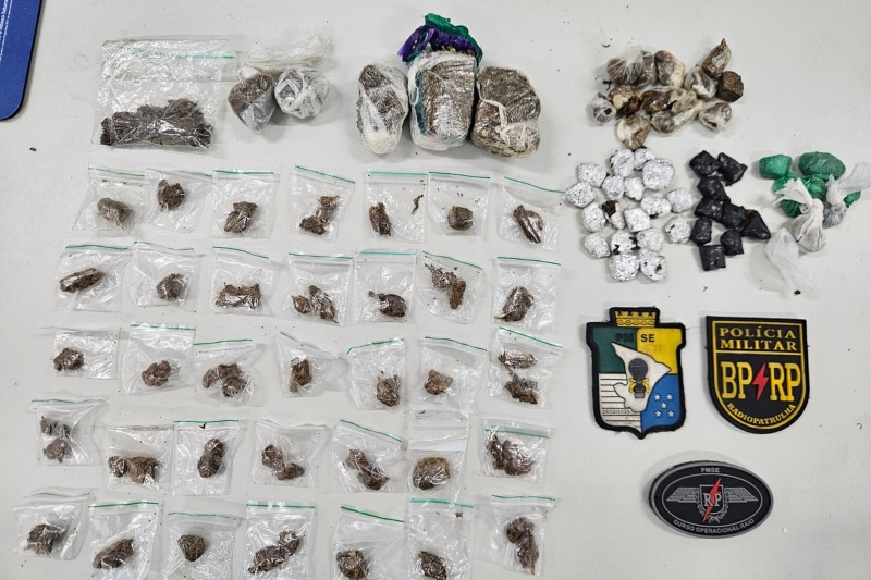 Polícia Militar apreende entorpecente durante patrulhamento na Zona Norte de Aracaju