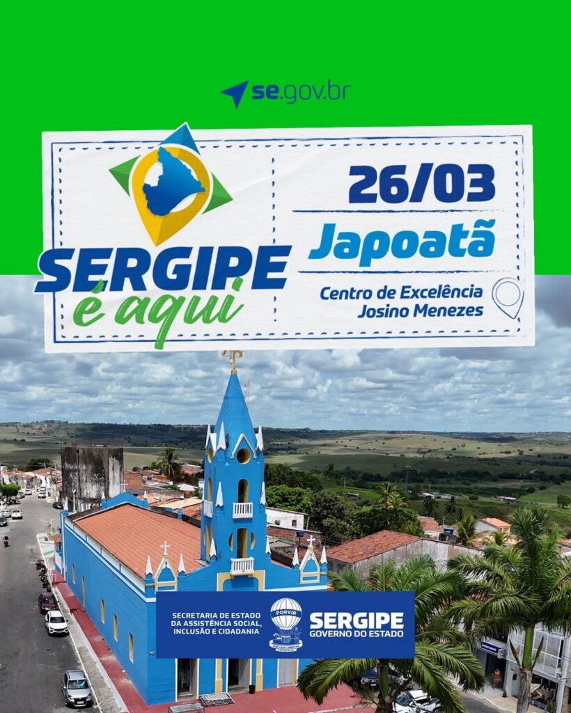 Programa Sergipe é Aqui chega a Japoatã com oferta de serviços nesta quinta-feira (26)