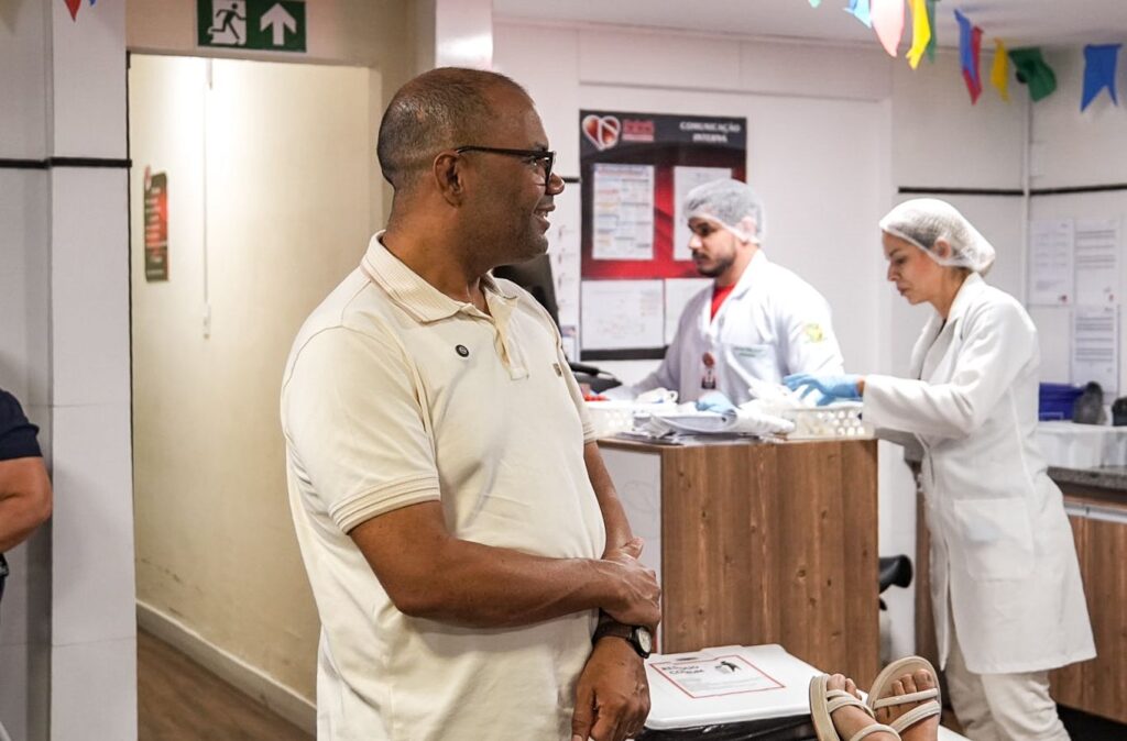 Pastor Norberto Pinto destaca importância da doação de sangue em campanha realizada pela juventude da Assembleia de Deus Pastor Norberto Pinto destaca importância da doação de sangue em campanha realizada pela juventude da Assembleia de Deus