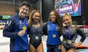 Brasil encerra Copa do Mundo de ginástica com seis medalhas